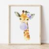 Purple Bubble Gum Jungle Animals Nursery Prints, Nursery Wall Art, Gender Neutral Nursery, Printable File, SH63 Purple Bubble Gum Jungle Animals Nursery Prints, Nursery Wall Art, Gender Neutral Nursery, Printable File, SH63