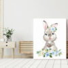 Little Bunny Blue Flowers Nursery Prints, Nursery Wall Art, Boy Nursery Decor, Printable File, SH05 Little Bunny Blue Flowers Nursery Prints, Nursery Wall Art, Boy Nursery Decor, Printable File, SH05