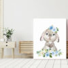 Little Bunny Blue Flowers Nursery Prints, Nursery Wall Art, Boy Nursery Decor, Printable File, SH05 Little Bunny Blue Flowers Nursery Prints, Nursery Wall Art, Boy Nursery Decor, Printable File, SH05