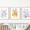 Purple Flowers Horse Nursery Prints, Farm Animals, Nursery Wall Art, Gender Neutral Nursery, Printable File, SH06 Purple Flowers Horse Nursery Prints, Farm Animals, Nursery Wall Art, Gender Neutral Nursery, Printable File, SH06