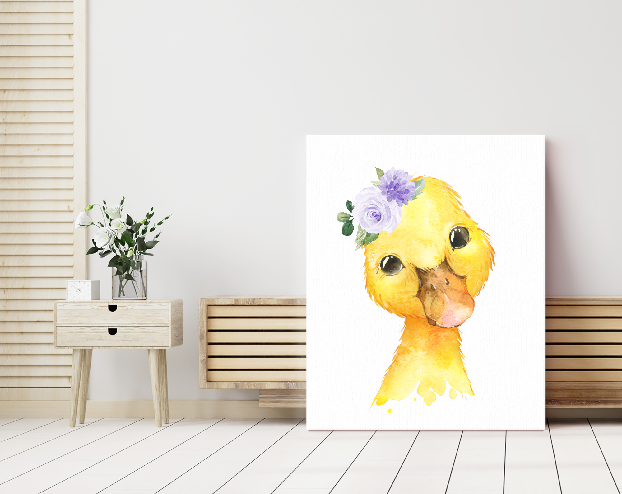 Purple Flowers Duck Nursery Prints, Farm Animals, Nursery Wall Art, Gender Neutral Nursery, Printable File, SH06 Purple Flowers Duck Nursery Prints, Farm Animals, Nursery Wall Art, Gender Neutral Nursery, Printable File, SH06