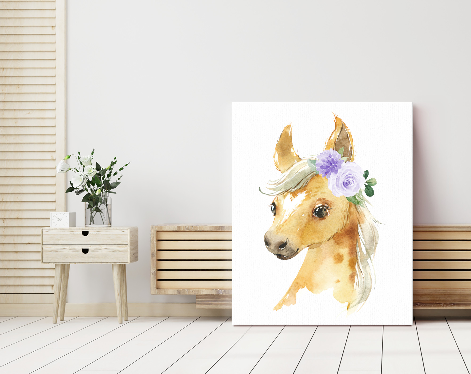 Purple Flowers Horse Nursery Prints, Farm Animals, Nursery Wall Art, Gender Neutral Nursery, Printable File, SH06 Purple Flowers Horse Nursery Prints, Farm Animals, Nursery Wall Art, Gender Neutral Nursery, Printable File, SH06