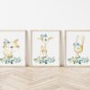 Blue Flowers Baby Woodland Animals Nursery Prints, Nursery Wall Art, Boy Nursery Decor, Printable File, SH09 Blue Flowers Baby Woodland Animals Nursery Prints, Nursery Wall Art, Boy Nursery Decor, Printable File, SH09