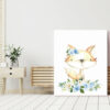 Blue Flowers Baby Woodland Animals Nursery Prints, Nursery Wall Art, Boy Nursery Decor, Printable File, SH09 Blue Flowers Baby Woodland Animals Nursery Prints, Nursery Wall Art, Boy Nursery Decor, Printable File, SH09