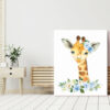 Blue Flowers Jungle Animals Nursery Prints, Nursery Wall Art, Boy Nursery Decor, Printable File, SH11 Blue Flowers Jungle Animals Nursery Prints, Nursery Wall Art, Boy Nursery Decor, Printable File, SH11