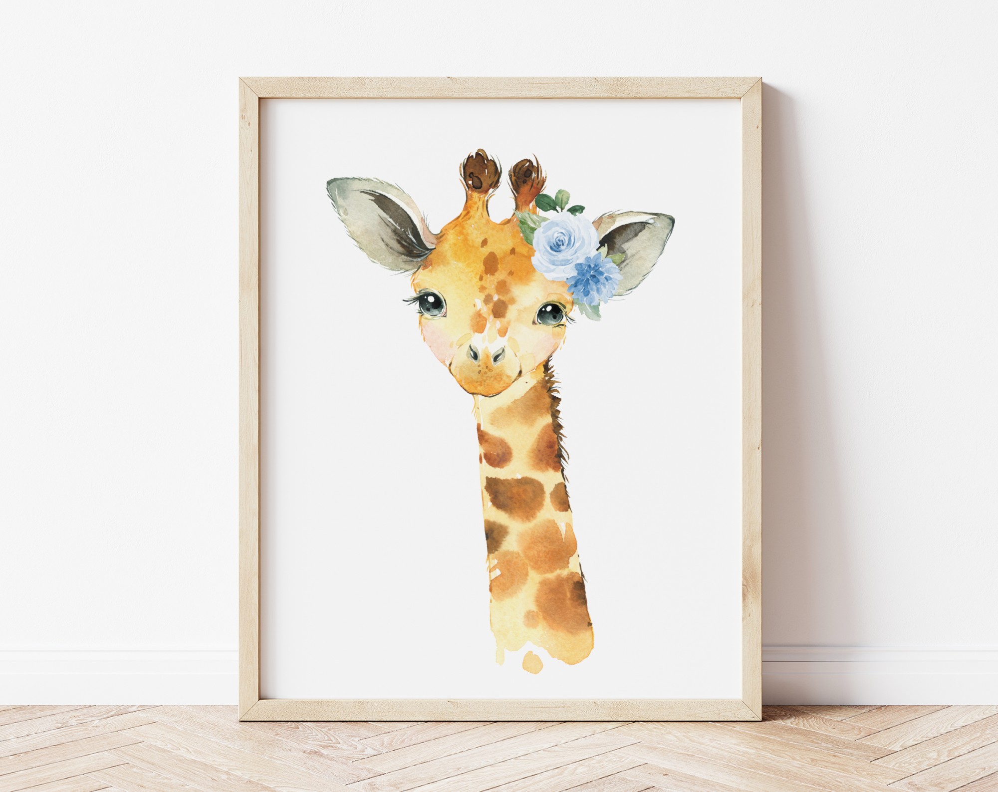 Blue Flowers Jungle Animals Nursery Prints, Nursery Wall Art, Boy Nursery Decor, Printable File, SH11 Blue Flowers Jungle Animals Nursery Prints, Nursery Wall Art, Boy Nursery Decor, Printable File, SH11