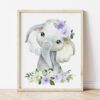 Purple Flowers Jungle Animals Nursery Prints, Nursery Wall Art, Gender Neutral Nursery, Printable File, SH11 Purple Flowers Jungle Animals Nursery Prints, Nursery Wall Art, Gender Neutral Nursery, Printable File, SH11