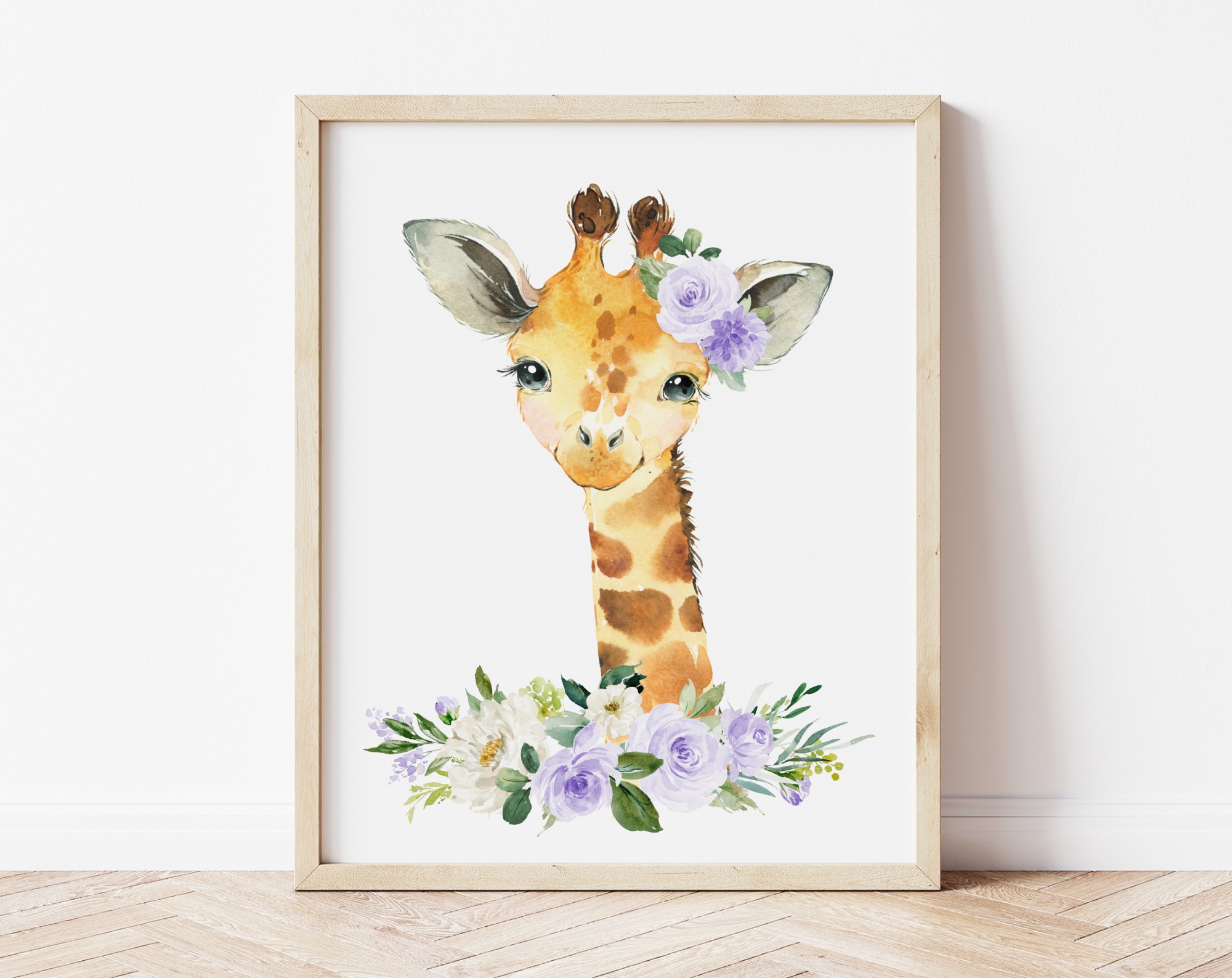 Purple Flowers Jungle Animals Nursery Prints, Nursery Wall Art, Gender Neutral Nursery, Printable File, SH11 Purple Flowers Jungle Animals Nursery Prints, Nursery Wall Art, Gender Neutral Nursery, Printable File, SH11