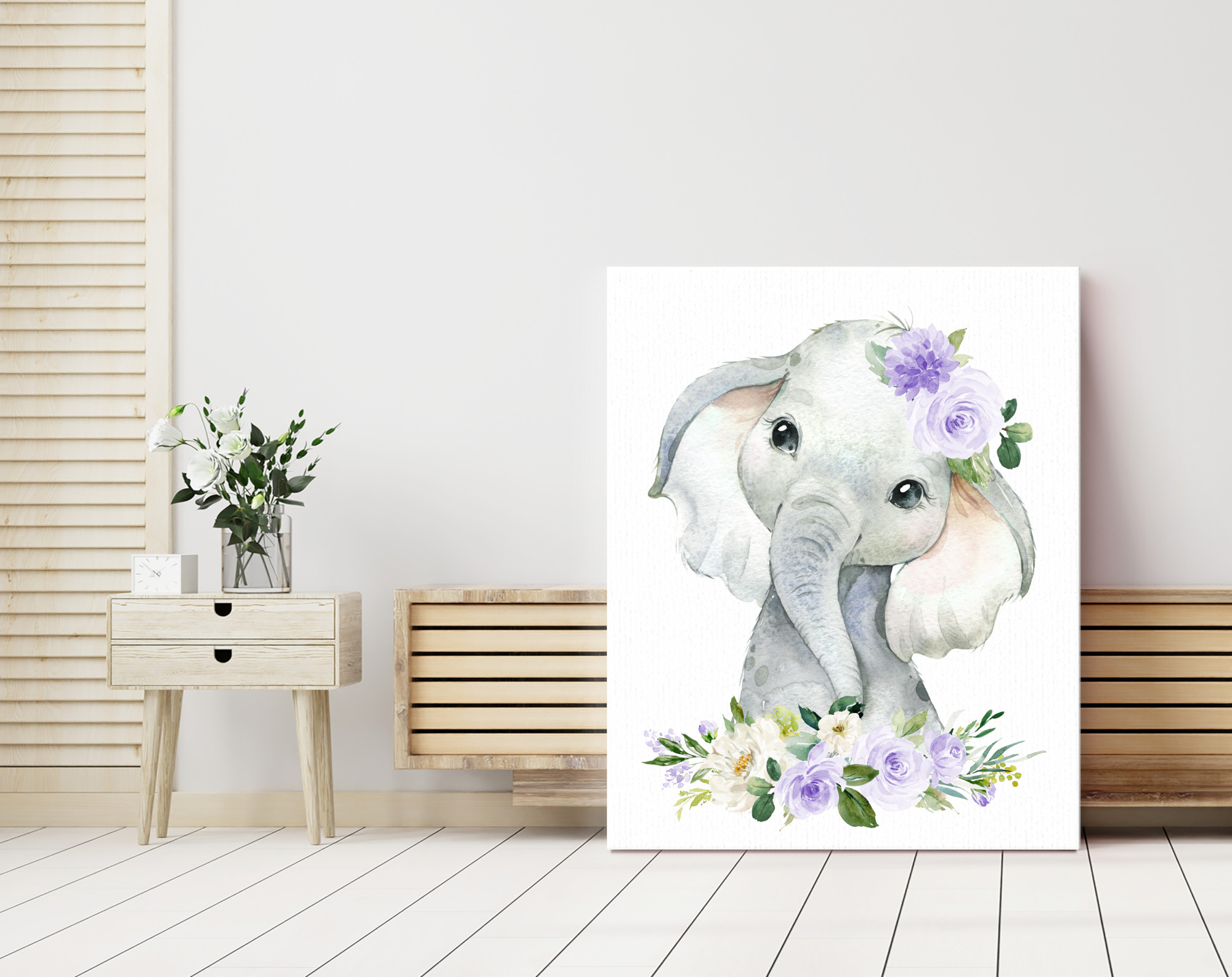 Purple Flowers Jungle Animals Nursery Prints, Nursery Wall Art, Gender Neutral Nursery, Printable File, SH11 Purple Flowers Jungle Animals Nursery Prints, Nursery Wall Art, Gender Neutral Nursery, Printable File, SH11