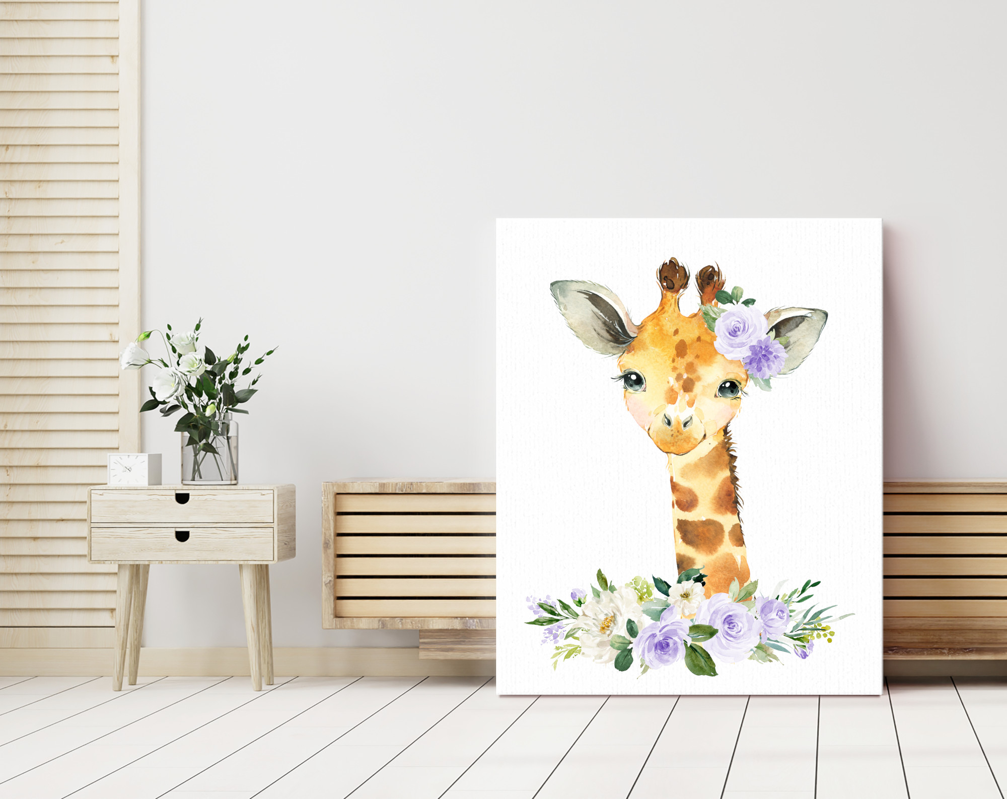 Purple Flowers Jungle Animals Nursery Prints, Nursery Wall Art, Gender Neutral Nursery, Printable File, SH11 Purple Flowers Jungle Animals Nursery Prints, Nursery Wall Art, Gender Neutral Nursery, Printable File, SH11
