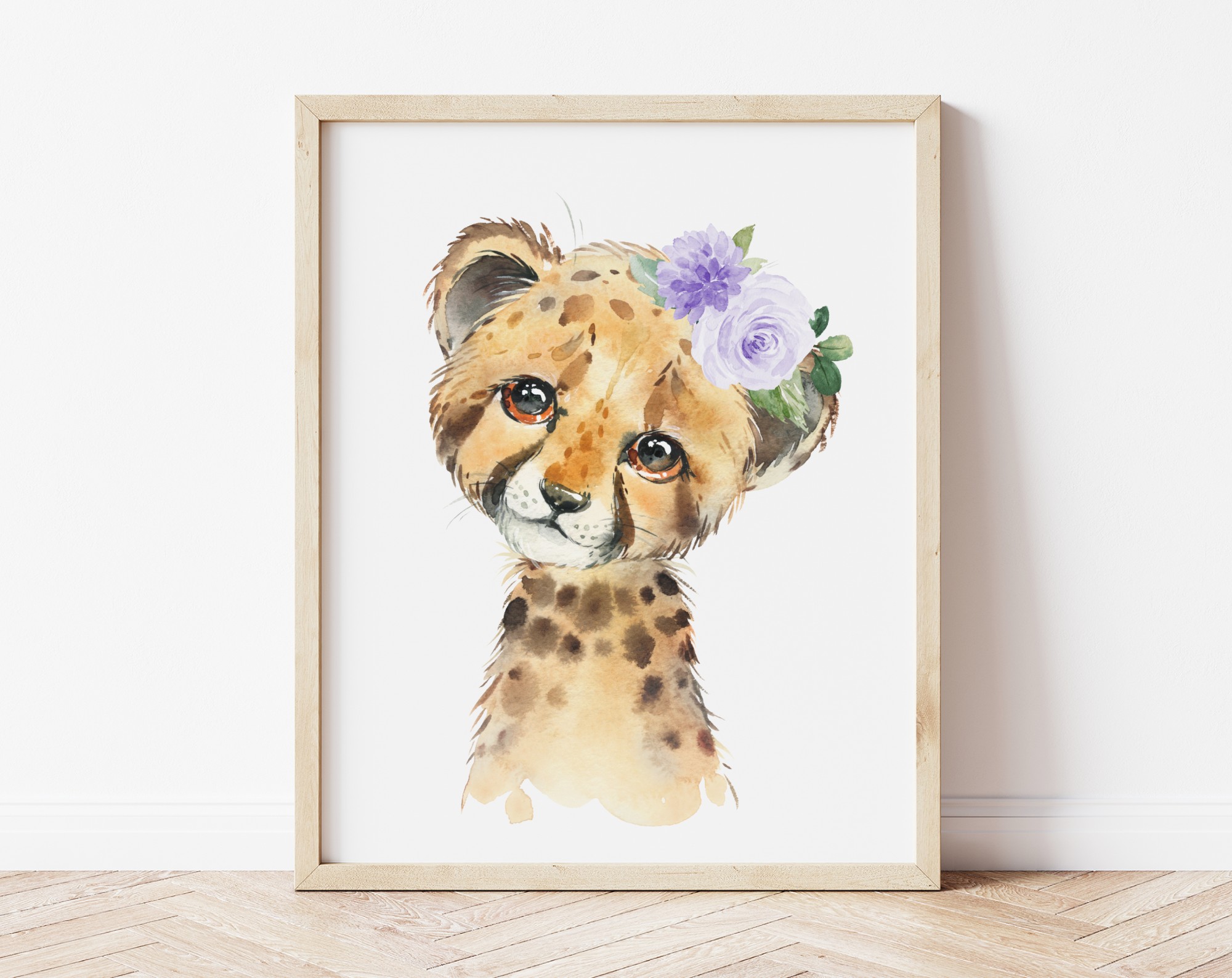 Purple Flowers Cheetah Nursery Prints, Jungle Animals, Nursery Wall Art, Gender Neutral Nursery, Printable File, SH11 Purple Flowers Cheetah Nursery Prints, Jungle Animals, Nursery Wall Art, Gender Neutral Nursery, Printable File, SH11