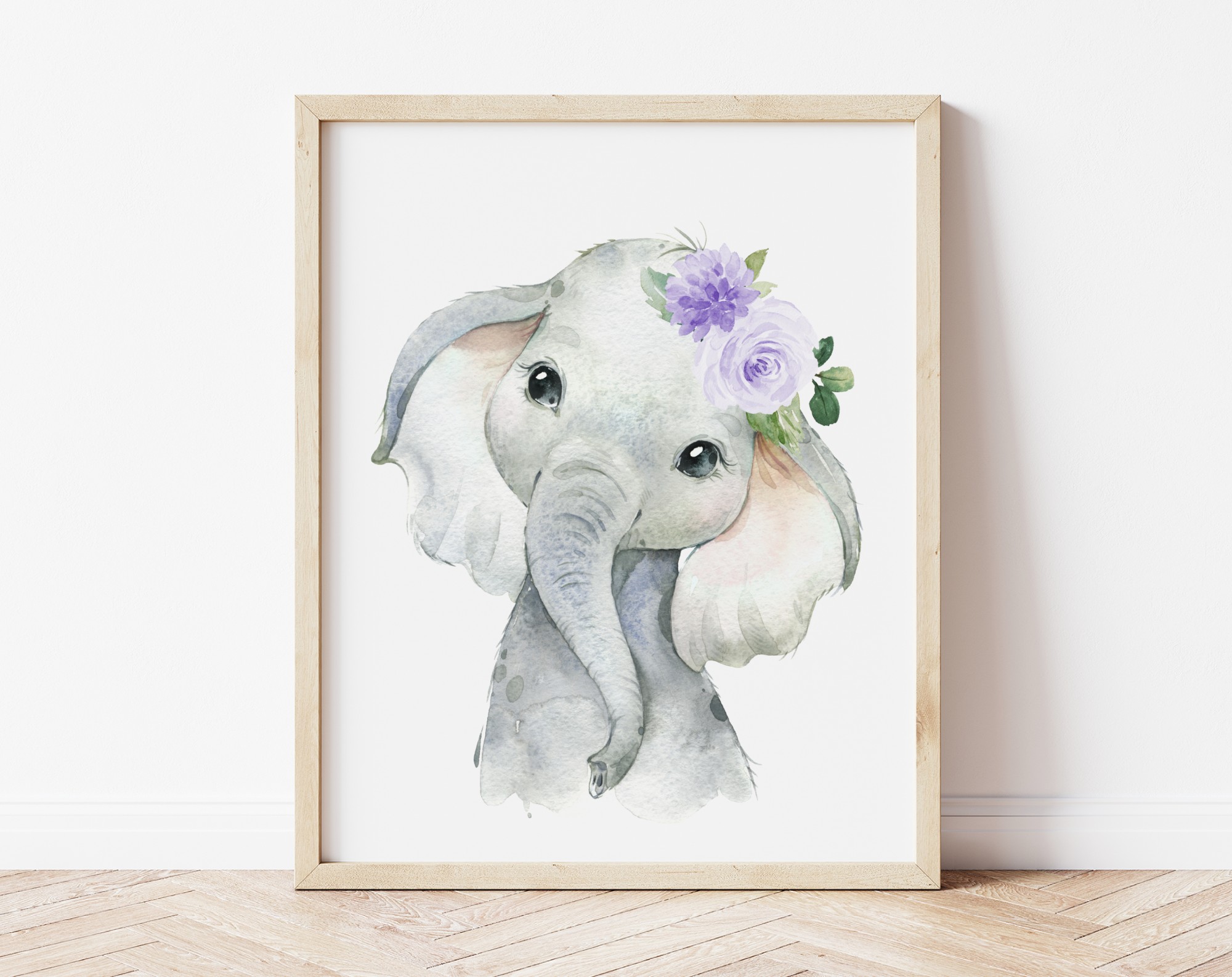 Purple Flowers Elephant Nursery Prints, Jungle Animals, Nursery Wall Art, Gender Neutral Nursery, Printable File, SH11 Purple Flowers Elephant Nursery Prints, Jungle Animals, Nursery Wall Art, Gender Neutral Nursery, Printable File, SH11