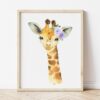 Purple Flowers Jungle Animals Nursery Prints, Nursery Wall Art, Gender Neutral Nursery, Printable File, SH11 Purple Flowers Jungle Animals Nursery Prints, Nursery Wall Art, Gender Neutral Nursery, Printable File, SH11