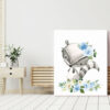 Blue Flowers Boho Woodland Animals Nursery Wall Art, Nursery Prints, Boy Nursery Decor, Printable File, SH12 Blue Flowers Boho Woodland Animals Nursery Wall Art, Nursery Prints, Boy Nursery Decor, Printable File, SH12