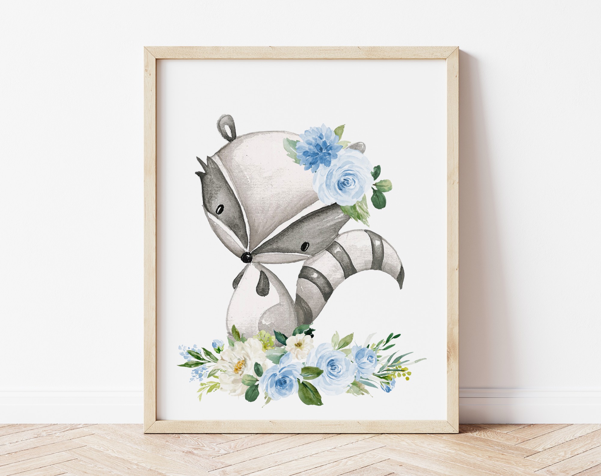 Blue Flowers Boho Woodland Animals Nursery Wall Art, Nursery Prints, Boy Nursery Decor, Printable File, SH12 Blue Flowers Boho Woodland Animals Nursery Wall Art, Nursery Prints, Boy Nursery Decor, Printable File, SH12