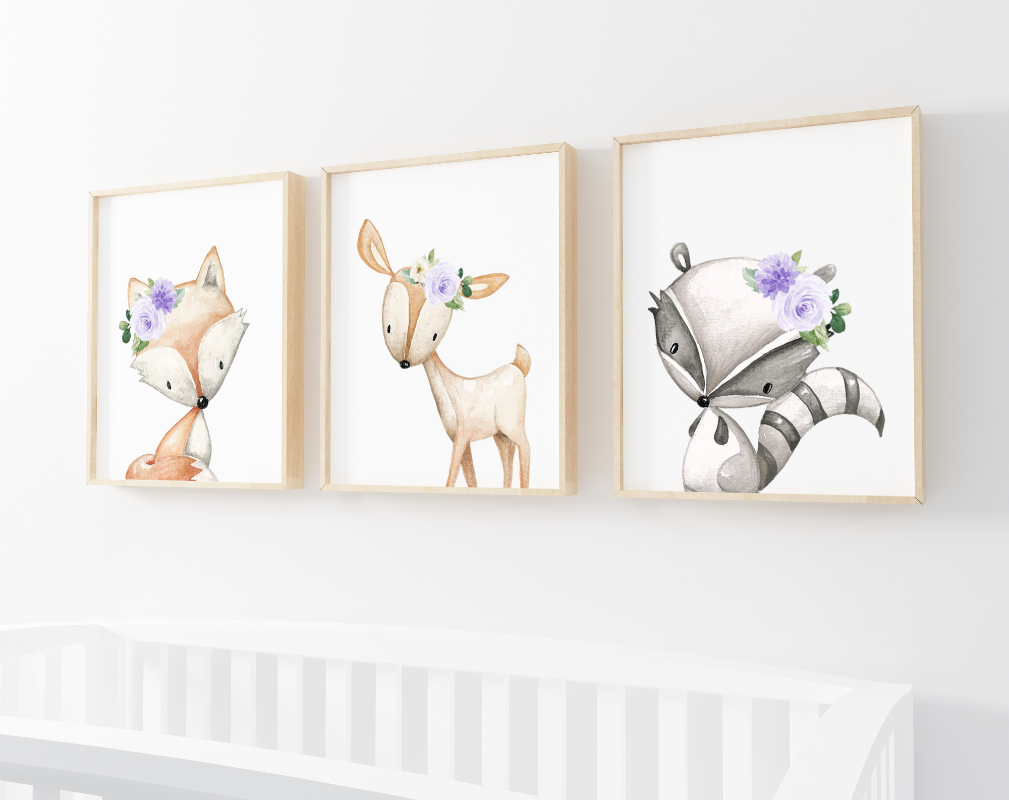 Purple Flowers Boho Woodland Animals Nursery Prints, Nursery Wall Art, Gender Neutral Nursery, Printable File, SH12 Purple Flowers Boho Woodland Animals Nursery Prints, Nursery Wall Art, Gender Neutral Nursery, Printable File, SH12