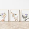 Purple Flowers Boho Woodland Animals Nursery Prints, Nursery Wall Art, Gender Neutral Nursery, Printable File, SH12 Purple Flowers Boho Woodland Animals Nursery Prints, Nursery Wall Art, Gender Neutral Nursery, Printable File, SH12