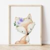 Purple Flowers Boho Woodland Animals Nursery Prints, Nursery Wall Art, Gender Neutral Nursery, Printable File, SH12 Purple Flowers Boho Woodland Animals Nursery Prints, Nursery Wall Art, Gender Neutral Nursery, Printable File, SH12