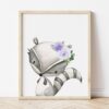 Purple Flowers Boho Woodland Animals Nursery Prints, Nursery Wall Art, Gender Neutral Nursery, Printable File, SH12 Purple Flowers Boho Woodland Animals Nursery Prints, Nursery Wall Art, Gender Neutral Nursery, Printable File, SH12