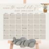 Bear and Blue Balloons Guess the Due Date, Baby Shower Game, Boy Baby Shower, Printable File, Edit Yourself, SH17 Bear and Blue Balloons Guess the Due Date, Baby Shower Game, Boy Baby Shower, Printable File, Edit Yourself, SH17