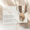 Bear in Brown Balloon Baby Shower Invitation Suite, Gender Neutral Baby Shower, Printable File, Edit Yourself, SH19