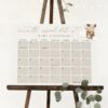 Bear in Brown Balloon Guess the Due Date, Baby Shower Game, Gender Neutral Baby Shower, Printable File, Edit Yourself, SH19 Bear in Brown Balloon Guess the Due Date, Baby Shower Game, Gender Neutral Baby Shower, Printable File, Edit Yourself, SH19