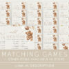 Teddy Bear with Brown Balloons Baby Shower Games Bundle, Set of 35 Games, Gender Neutral Baby Shower, Printable File, Edit Yourself, SH64 Teddy Bear with Brown Balloons Baby Shower Games Bundle, Set of 35 Games, Gender Neutral Baby Shower, Printable File, Edit Yourself, SH64