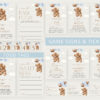 Teddy Bear with Blue Balloons Baby Shower Games Bundle, Set of 35 Games, Boy Baby Shower, Printable File, Edit Yourself, SH65 Teddy Bear with Blue Balloons Baby Shower Games Bundle, Set of 35 Games, Boy Baby Shower, Printable File, Edit Yourself, SH65