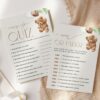 Teddy Bear with Green Balloons Baby Shower Games Bundle, Set of 35 Games, Gender Neutral Baby Shower, Printable File, Edit Yourself, SH67