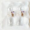 Teddy Bear with Purple Balloons Water Bottle Labels, Baby Shower Decoration, Girl Baby Shower, Printable File, Edit Yourself, SH68