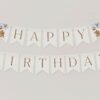 Teddy Bear with Blue Balloons Happy Birthday Banner, First Birthday, Boy Birthday, Printable File, Edit Yourself, SH70
