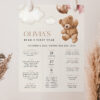 Teddy Bear with Pink Balloons Milestone Sign, Birthday Sign, First Birthday, Girl Birthday, Printable File, Edit Yourself, SH72 Teddy Bear with Pink Balloons Milestone Sign, Birthday Sign, First Birthday, Girl Birthday, Printable File, Edit Yourself, SH72
