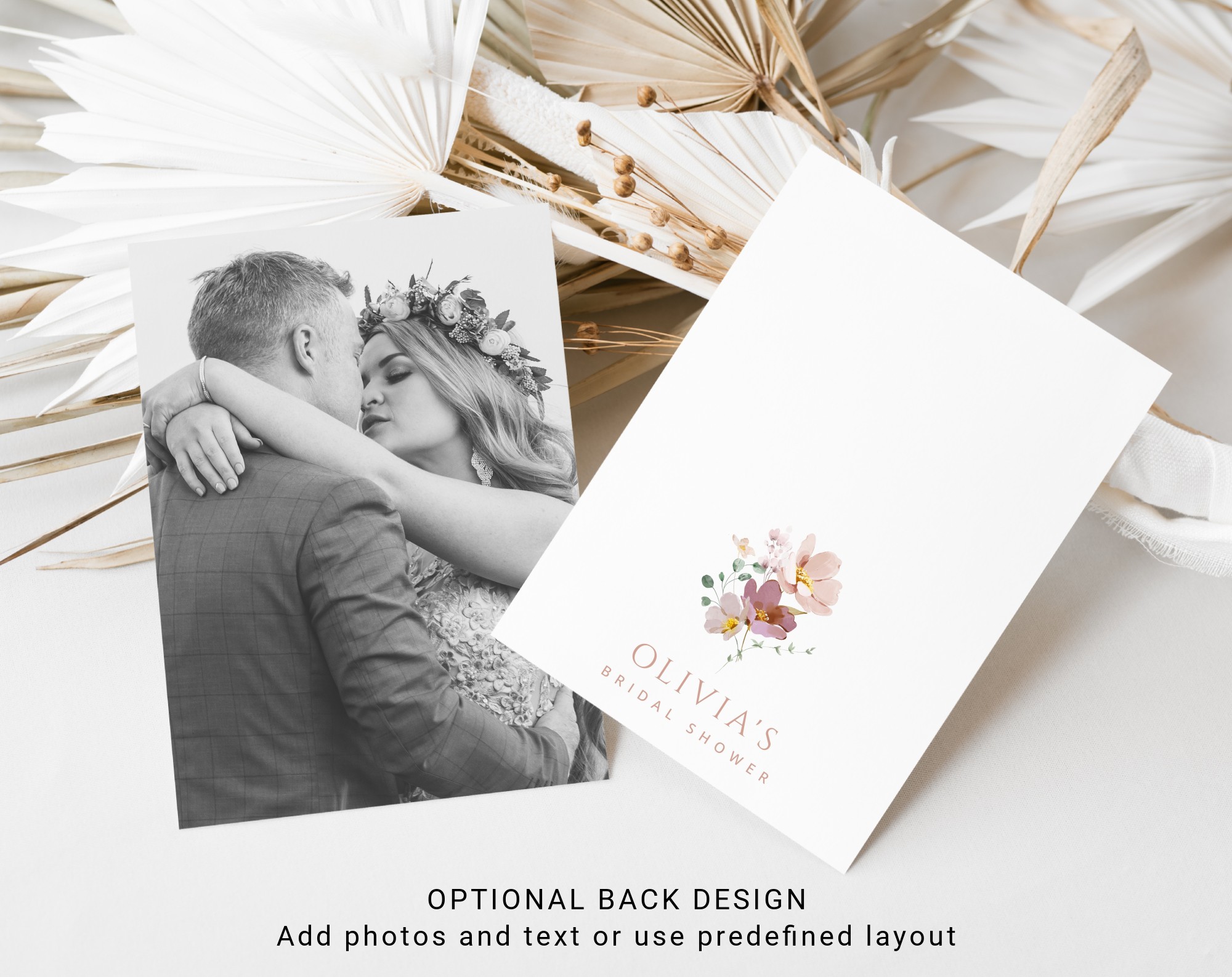 Colorful Flowers Bridal Shower Invitation, Bridal Stationery, Printable File, Edit Yourself, SH40 Colorful Flowers Bridal Shower Invitation, Bridal Stationery, Printable File, Edit Yourself, SH40