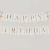 Baby Bear with Blue Balloons Happy Birthday Banner, First Birthday, Boy Birthday, Printable File, Edit Yourself, SH76