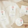 Pink Balloon Favor Tags, Gift Tags, Party Tags, Girl Baby Shower, Printable File, Edit Yourself, SH14 Pink Balloon Favor Tags, Gift Tags, Party Tags, Girl Baby Shower, Printable File, Edit Yourself, SH14