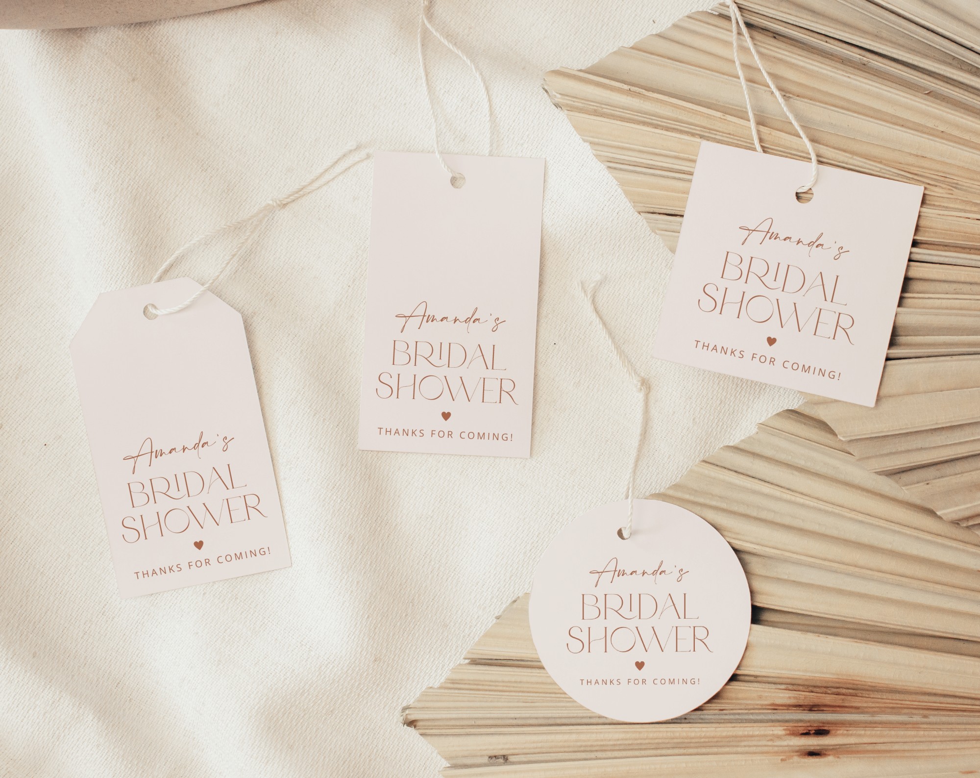 Minimal Boho Favor Tags, Gift Tags, Party Tags, Bridal Shower, Printable File, Edit Yourself, SH21 Minimal Boho Favor Tags, Gift Tags, Party Tags, Bridal Shower, Printable File, Edit Yourself, SH21