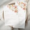 Dusty Rose Flowers Wedding Menu, Wedding Stationery, Printable File, Edit Yourself, SH37 Dusty Rose Flowers Wedding Menu, Wedding Stationery, Printable File, Edit Yourself, SH37