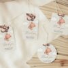 Baby Bear with Brown Balloons Favor Tags, Gift Tags, Gender Neutral Baby Shower, Printable File, Edit Yourself, SH62 Baby Bear with Brown Balloons Favor Tags, Gift Tags, Gender Neutral Baby Shower, Printable File, Edit Yourself, SH62