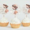 Baby Bear with Brown Balloons Cupcake Toppers, First Birthday, Boy Birthday, Printable File, Edit Yourself, SH78 Baby Bear with Brown Balloons Cupcake Toppers, First Birthday, Boy Birthday, Printable File, Edit Yourself, SH78