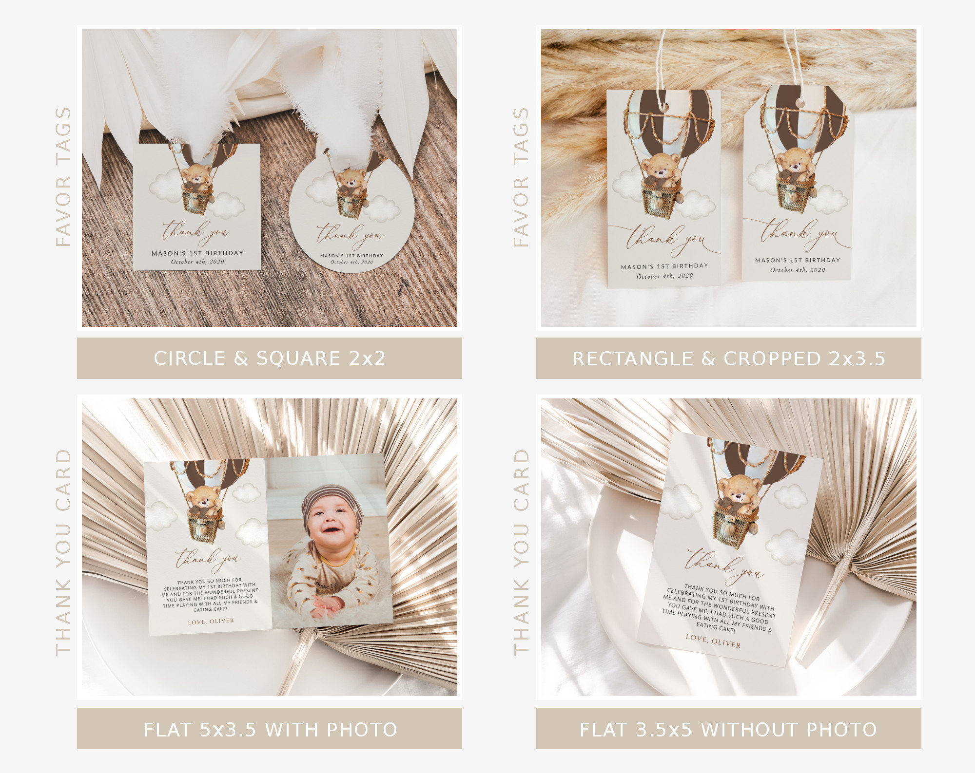 Bear in Brown Balloon First Birthday Bundle, Boy Birthday, Printable File, Edit Yourself, SH79 Bear in Brown Balloon First Birthday Bundle, Boy Birthday, Printable File, Edit Yourself, SH79