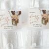 Bear in Brown Balloon Water Bottle Labels, First Birthday, Boy Birthday, Printable File, Edit Yourself, SH79 Bear in Brown Balloon Water Bottle Labels, First Birthday, Boy Birthday, Printable File, Edit Yourself, SH79