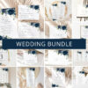 Navy Blue Flowers Wedding Bundle, Printable File, Edit Yourself, SH16 Navy Blue Flowers Wedding Bundle, Printable File, Edit Yourself, SH16