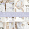 Purple Flowers Wedding Bundle, Printable File, Edit Yourself, SH29 Purple Flowers Wedding Bundle, Printable File, Edit Yourself, SH29