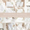 White Flowers Wedding Bundle, Printable File, Edit Yourself, SH33 White Flowers Wedding Bundle, Printable File, Edit Yourself, SH33