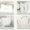 Greenery and Gold Wedding Bundle, Printable File, Edit Yourself, SH46 Greenery and Gold Wedding Bundle, Printable File, Edit Yourself, SH46
