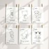 Baby's First Animals ABC Book, Coloring Pages, Baby Shower Activity, Printable File, 2 Sizes Included Baby's First Animals ABC Book, Coloring Pages, Baby Shower Activity, Printable File, 2 Sizes Included