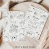 Spanish Baby's First Animals ABC Book, Coloring Book, Baby Shower Activity, Printable File, 2 Sizes Included Spanish Baby's First Animals ABC Book, Coloring Book, Baby Shower Activity, Printable File, 2 Sizes Included