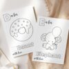 Baby's First ABC Book, Coloring Pages, Baby Shower Activity, Printable File, 2 Sizes Included Baby's First ABC Book, Coloring Pages, Baby Shower Activity, Printable File, 2 Sizes Included