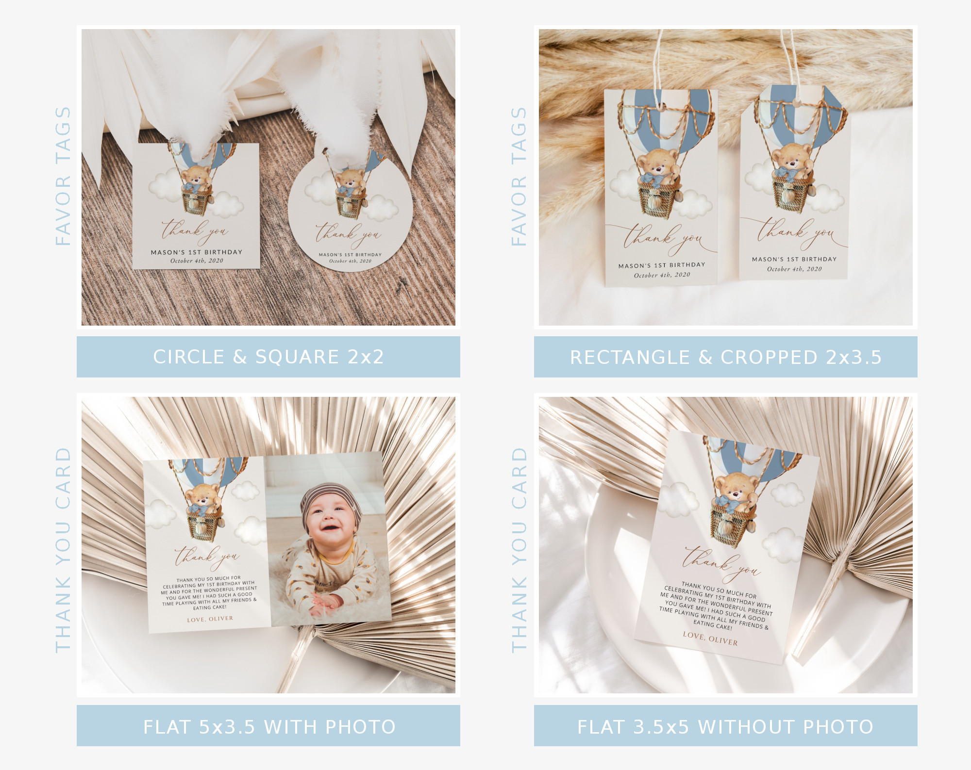 Bear in Blue Balloon First Birthday Bundle, Boy Birthday, Printable File, Edit Yourself, SH80 Bear in Blue Balloon First Birthday Bundle, Boy Birthday, Printable File, Edit Yourself, SH80