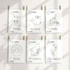 Spanish Baby's First ABC Book, Coloring Pages, Baby Shower Activity, Printable File, 2 Sizes Included Spanish Baby's First ABC Book, Coloring Pages, Baby Shower Activity, Printable File, 2 Sizes Included